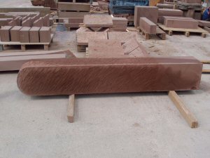 Having been diagonally scutched, tooled margins to all 4 corners and a radius put on the top, here we have the finished article.